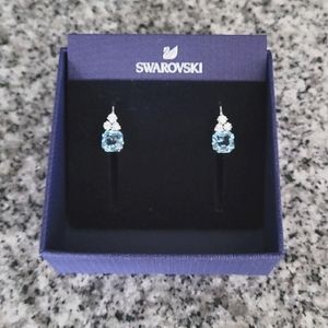 Swarovski Aqua Earrings